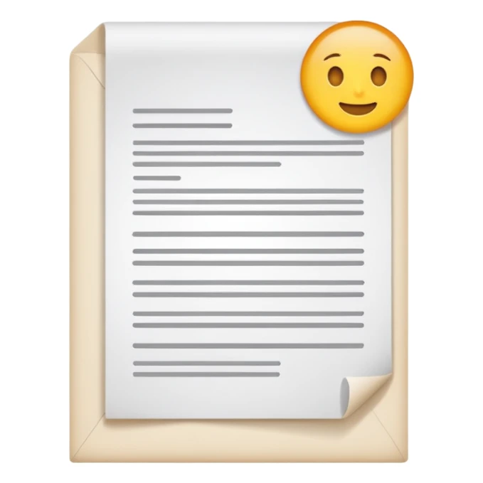 paper work with text sticker