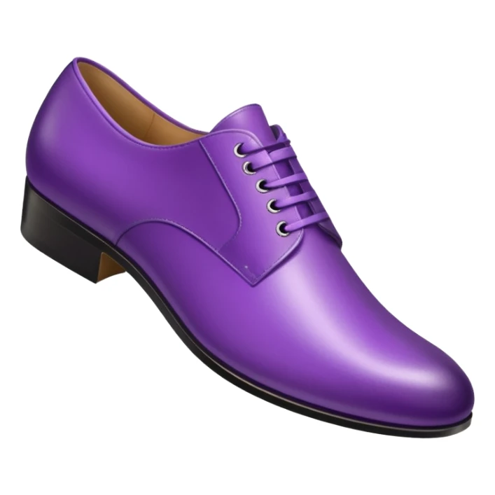purple suit shoe sticker