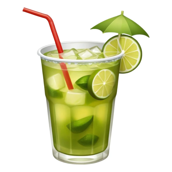 Plastic cup with beach mate from Rio de Janeiro. sticker