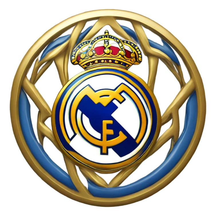 Real Madrid soccer logo sticker