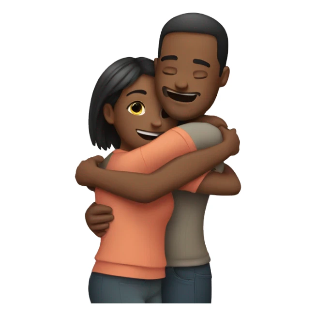Couple Hug sticker