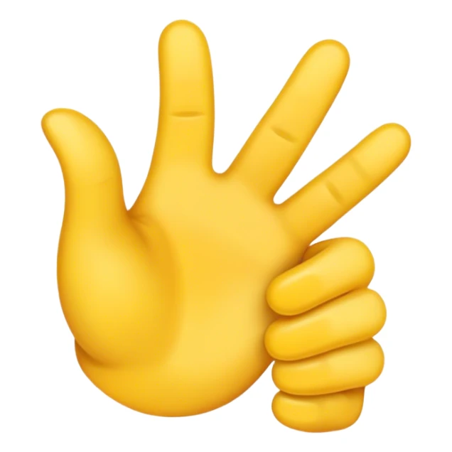 Make me a yvl hand emoji sticker