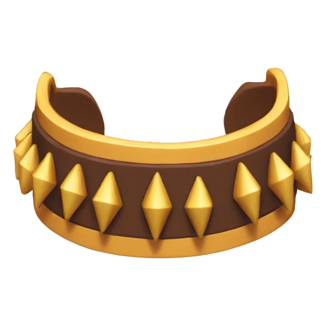 Kirby spiked collar sticker