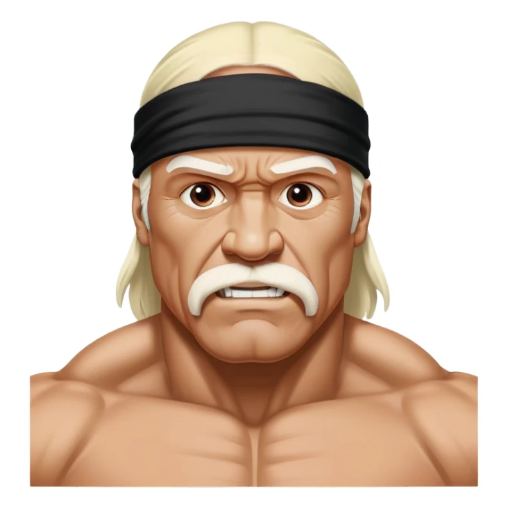Hulk hogan black white sticker