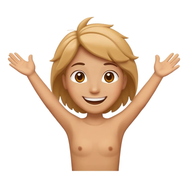 smiling face with open arms sticker