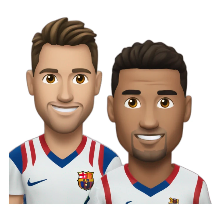 Ronaldo et Messi sticker