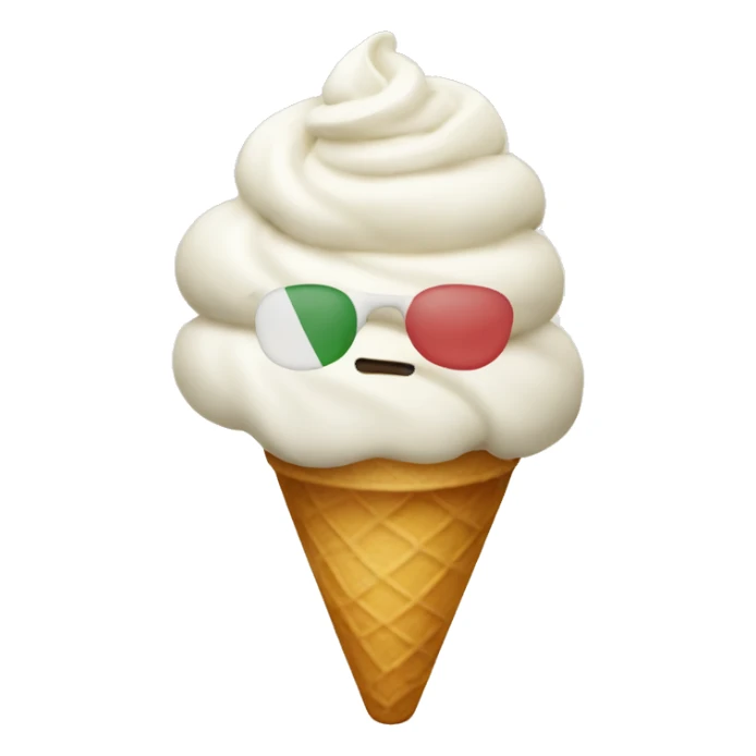 Italian gelato sticker