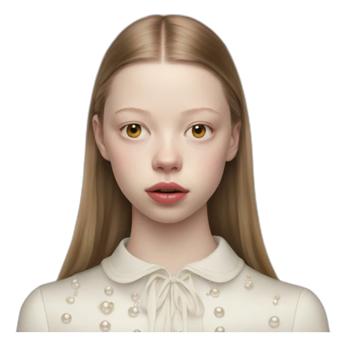 pearl mia goth sticker