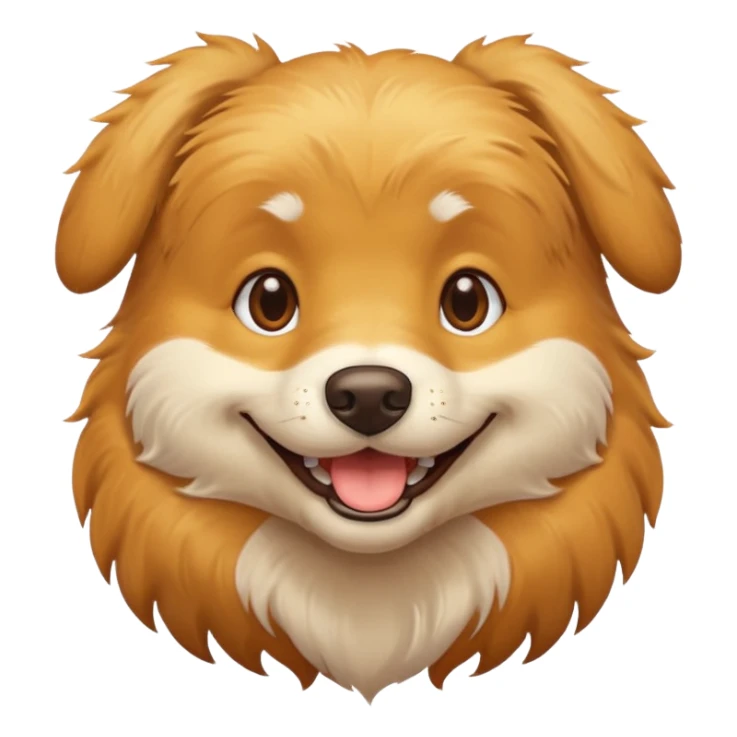 Śmiejący się pies sticker