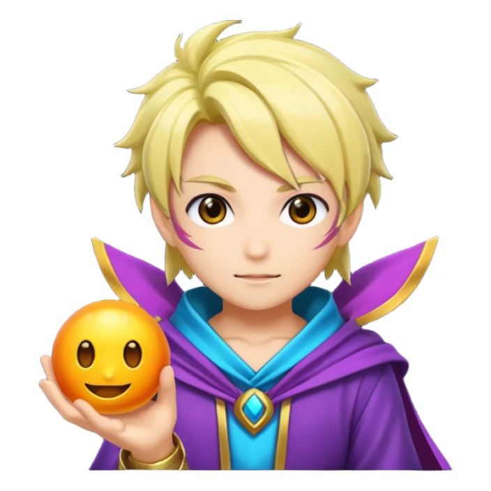 Anime fantasy sticker