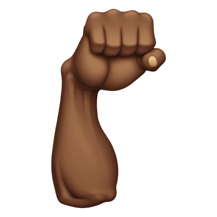 Flexing brown arm with tattoos sticker