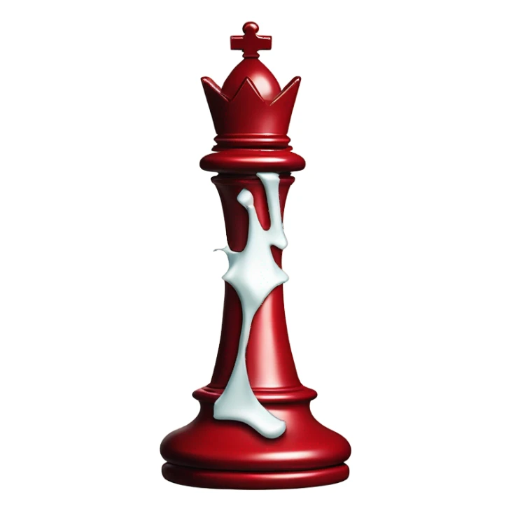 broken queen broken wax broken seal red crack broken circle broken sticker