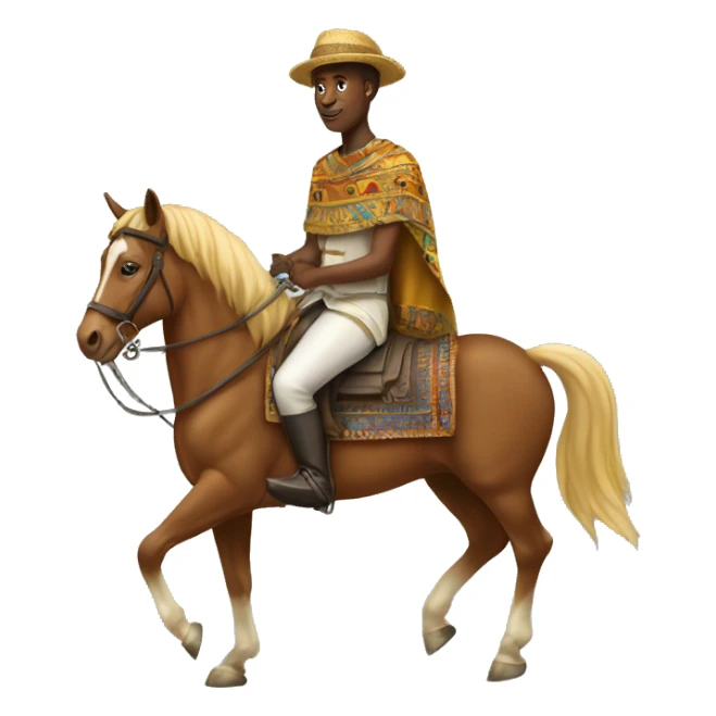 Kisekedi sur un cheval  sticker