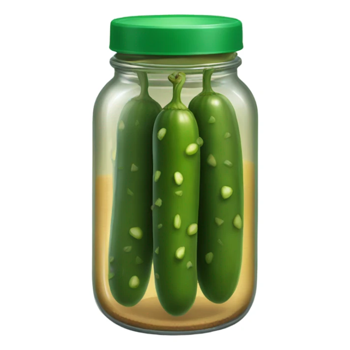 Pickle jar sticker