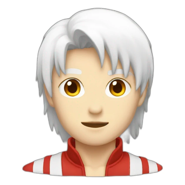 Shoto-red-end-white sticker