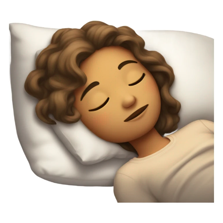 A girl sleeping  sticker