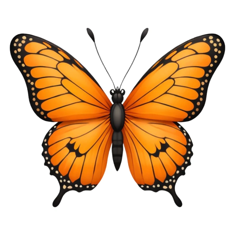 فراشه عودي  sticker