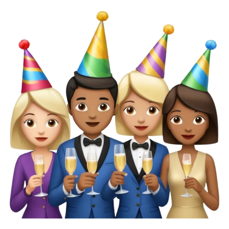 Red group peoples party sticker