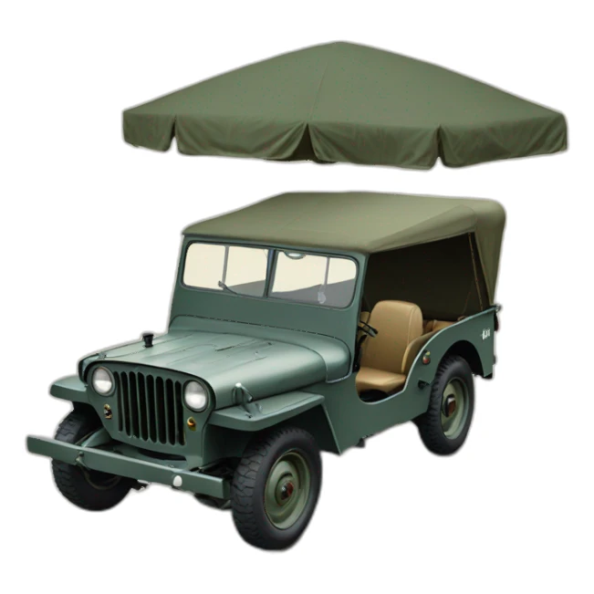 1953 wilts jeep sticker