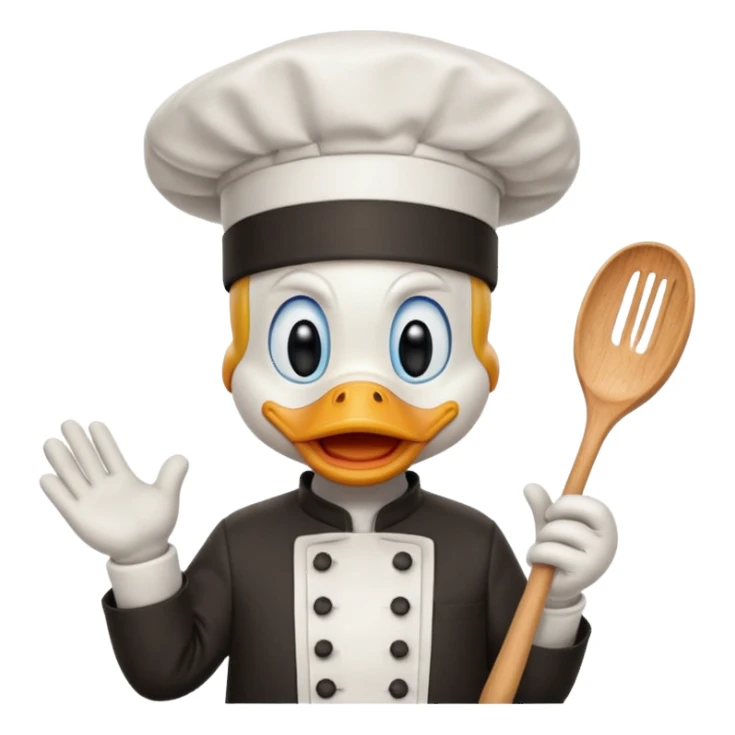 donald duck in chef hat







 sticker