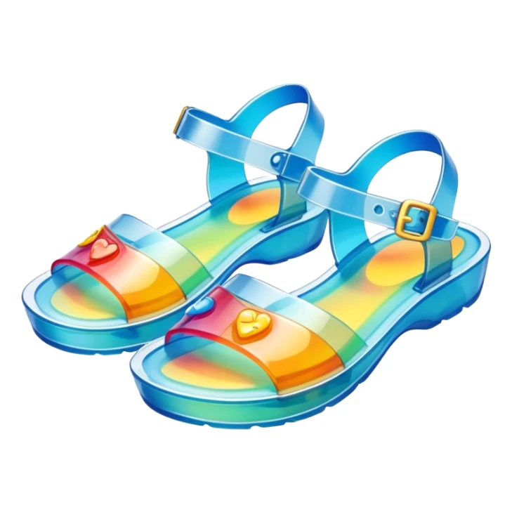 jelly sandals sticker