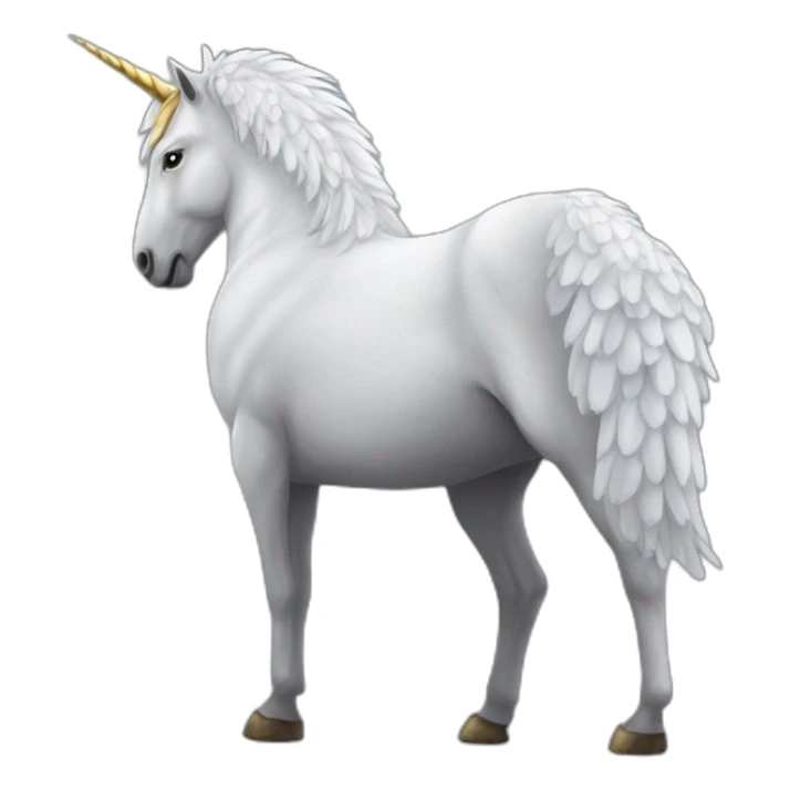 unicorn_back_of_eagle sticker