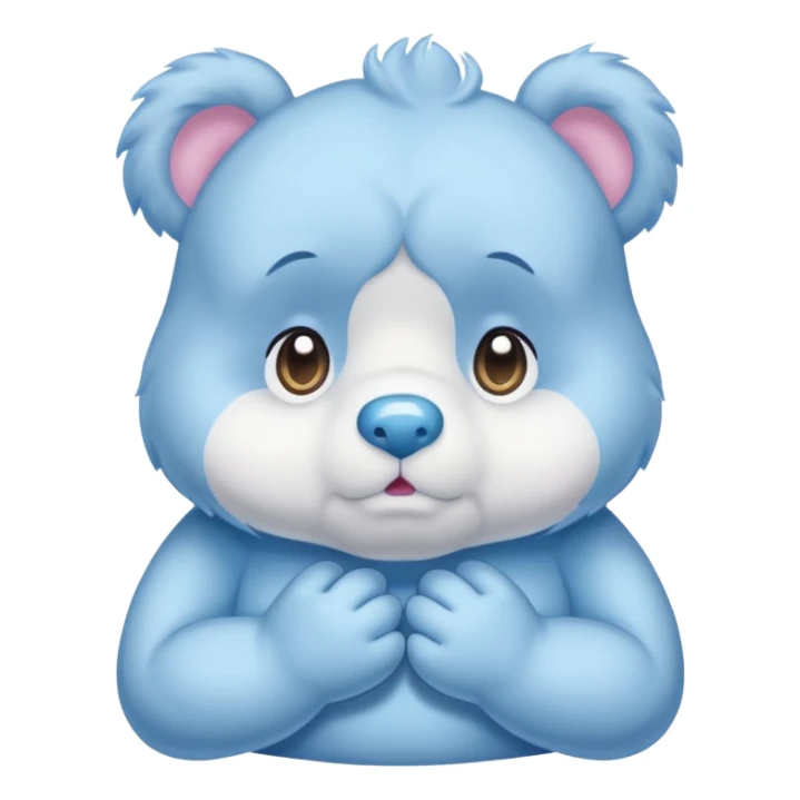 Care bear sad  sticker
