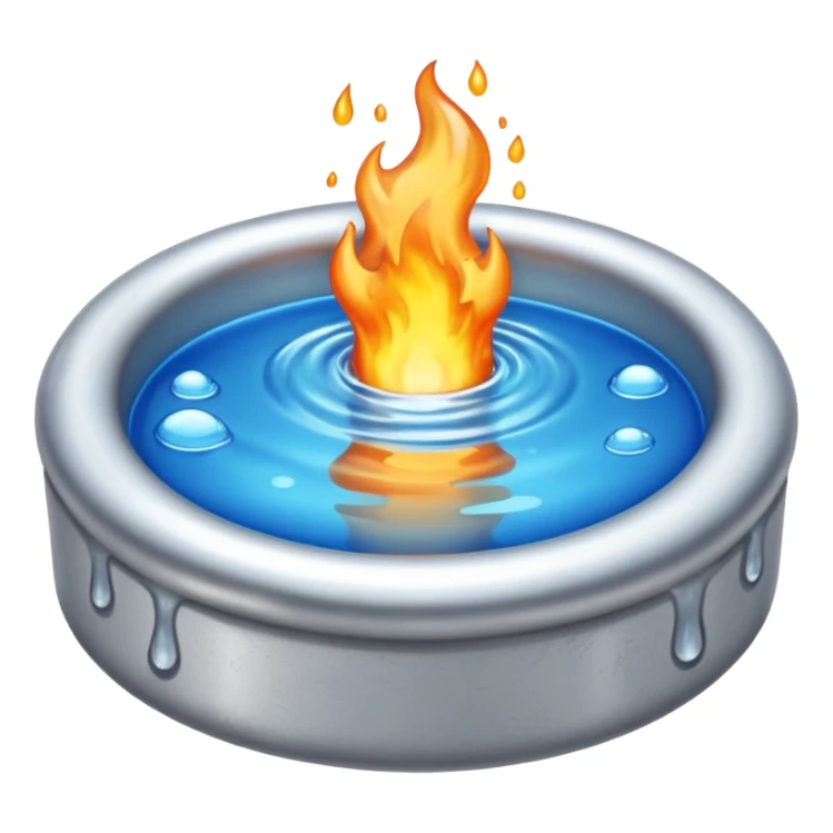 molten aluminum sticker