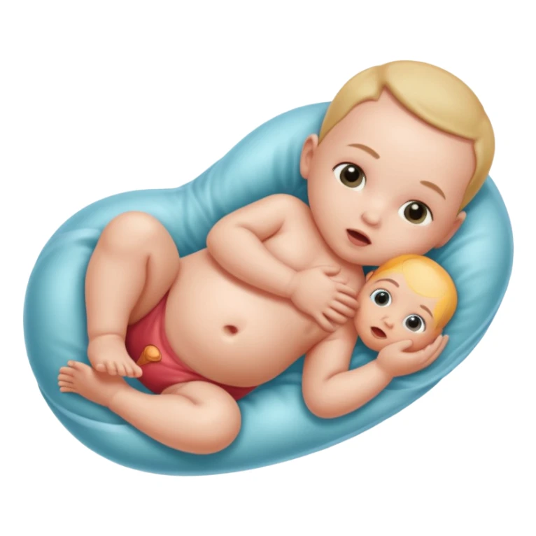 baby in womb  sticker