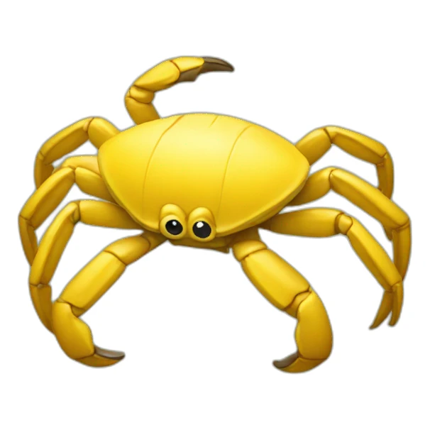 banana crab sticker