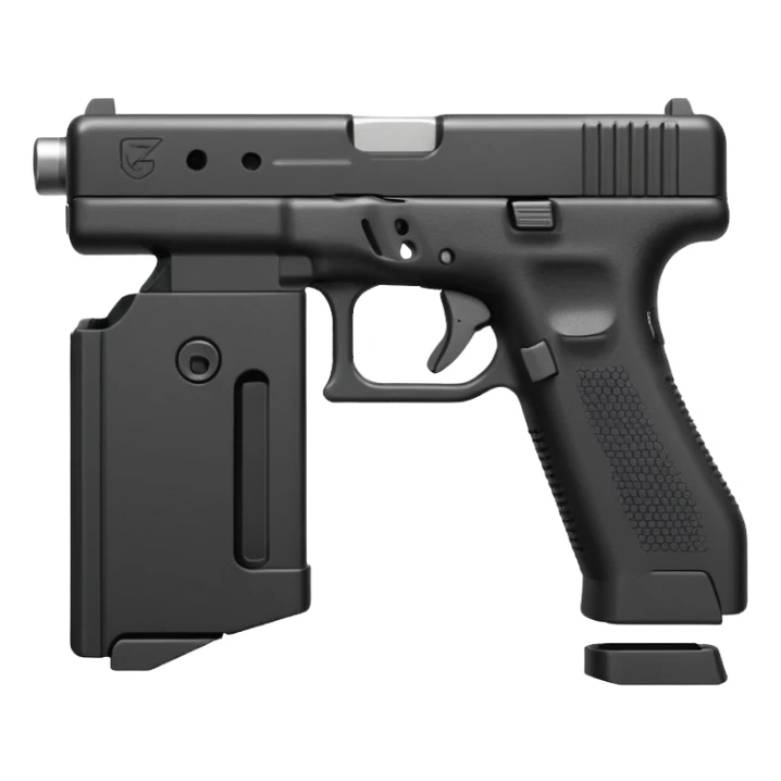 Glock whit a Kris vect mag sticker