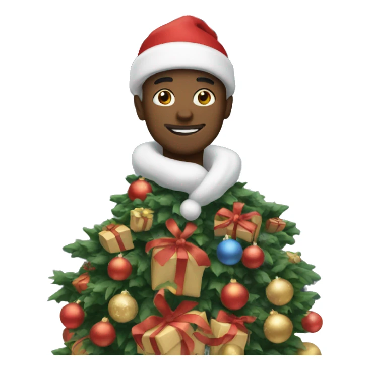 christmas night sticker