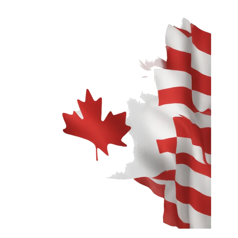 Canadian flag  sticker