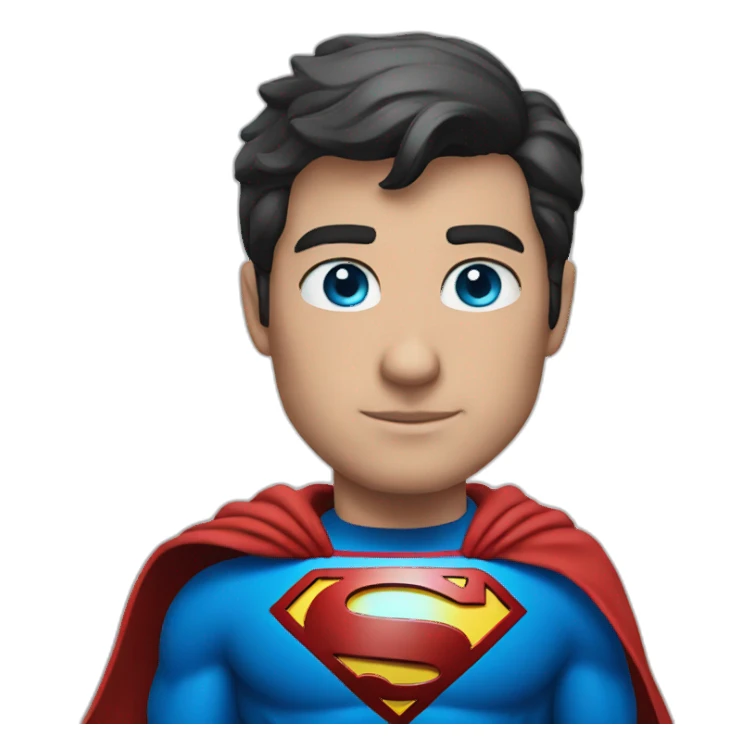 superman blue eyes sticker