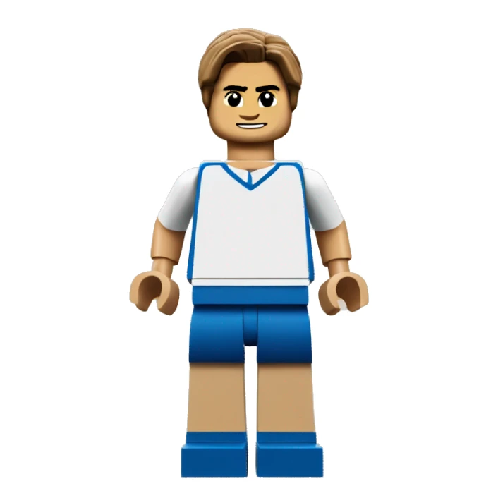 roger federer lego full body sticker
