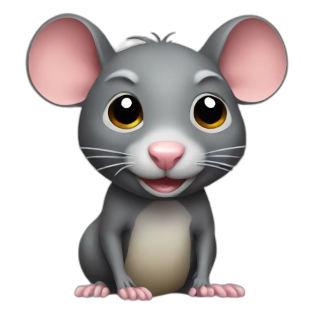 Halloween rat sticker