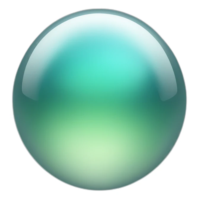 glass orb sticker