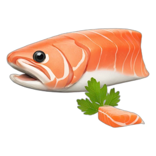 smoked salmon sticker