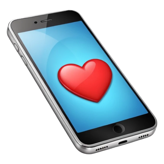 I phone ❤ emoji sticker