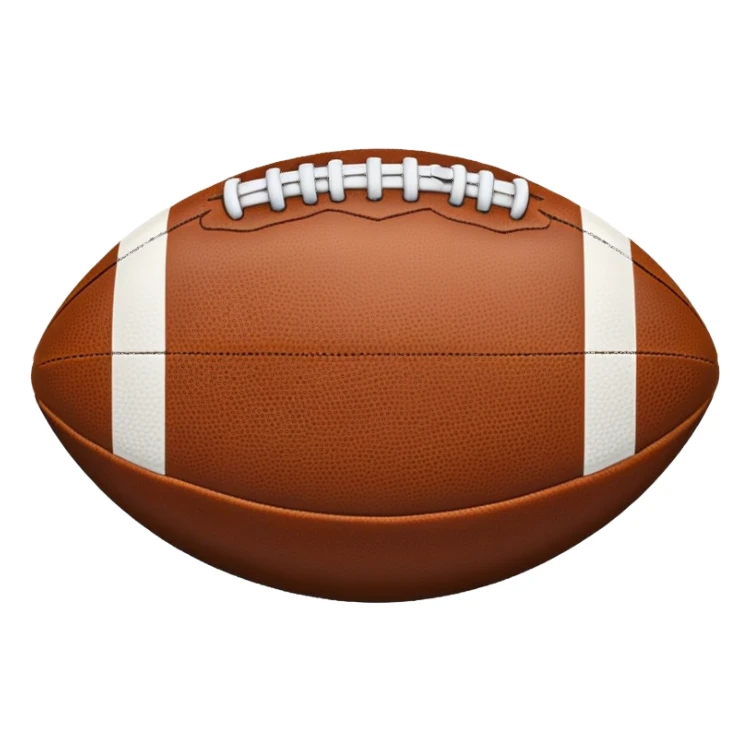 colored foot ball sticker