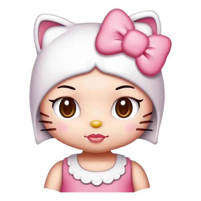 Hello kitty saying Claire sticker