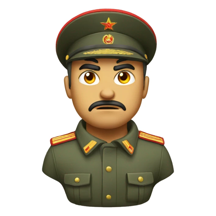 ussr soldier angry sticker