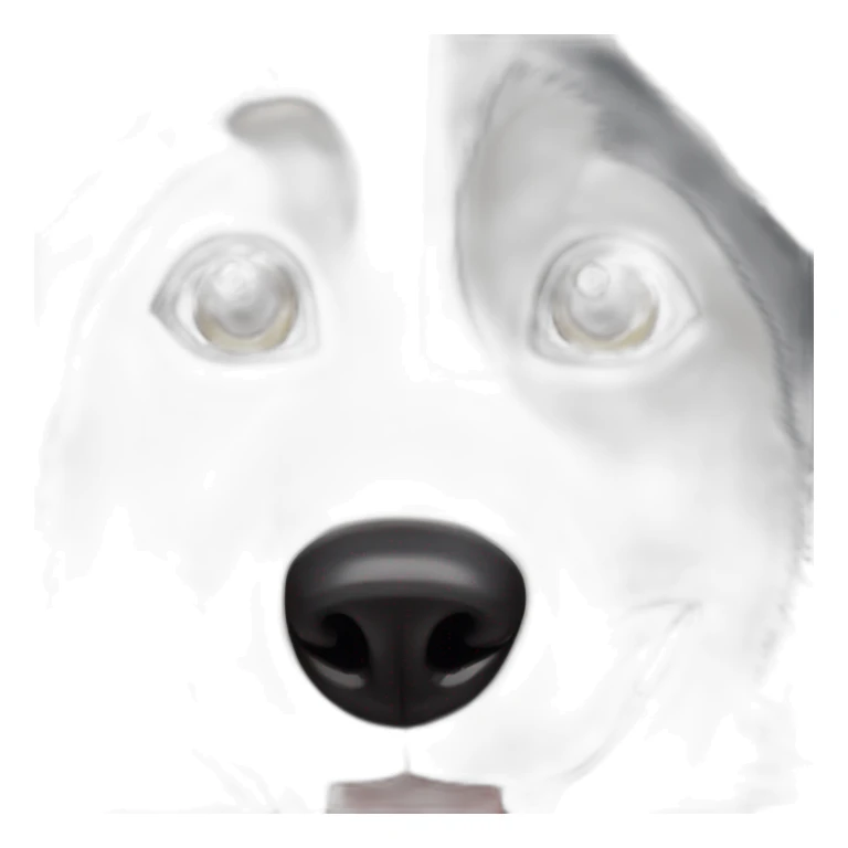 Husky with different eyes sticker