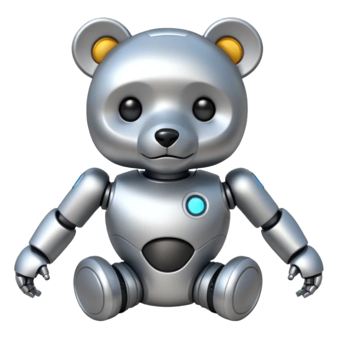 Robot teddy  sticker