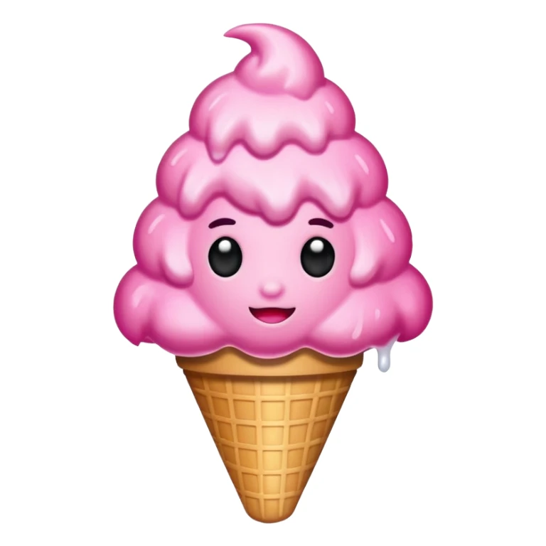 pink snow cone sticker