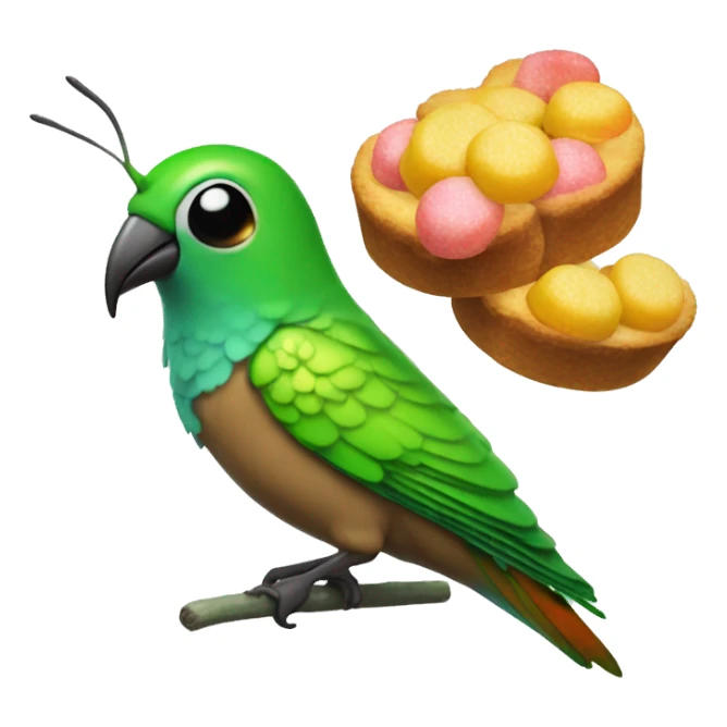 emoji de un colibrí con dulces sueños  sticker