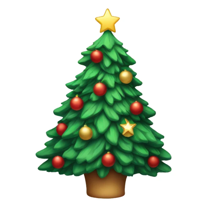 Aesthetic christmas tree sticker