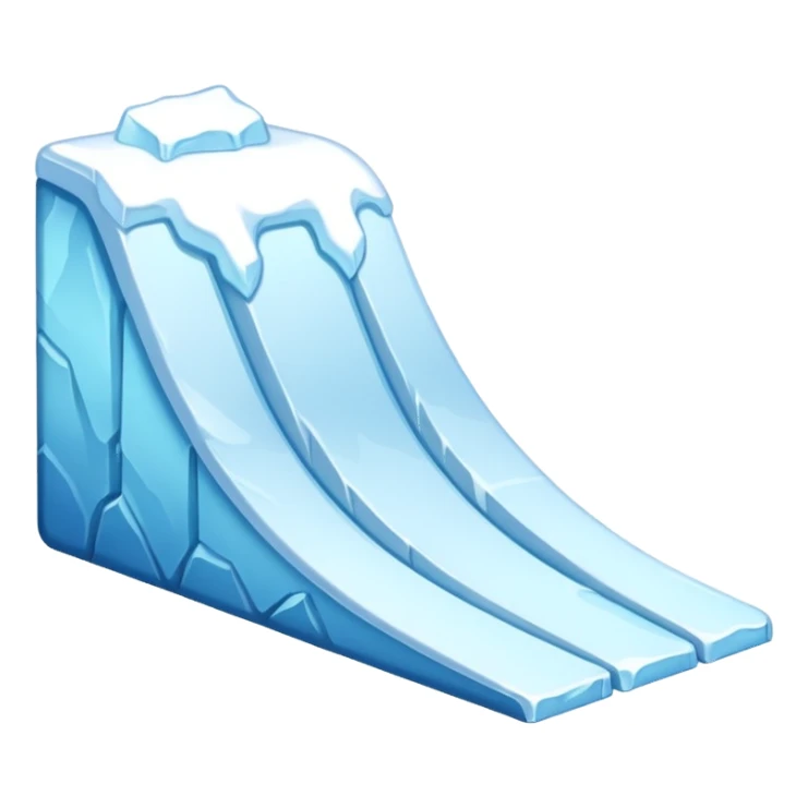 snow slope kicker sticker
