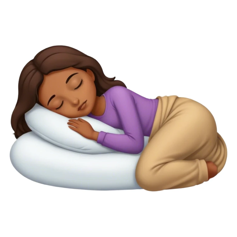 Brown girl who sleep  sticker