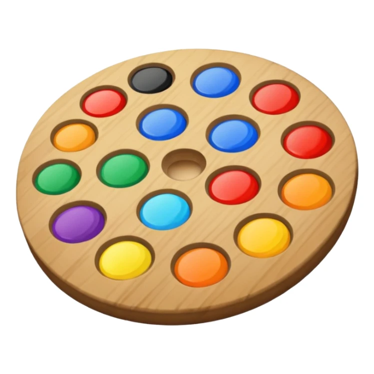 artist's palette sticker